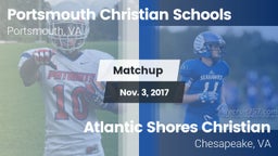 Matchup: Portsmouth Christian vs. Atlantic Shores Christian  2017