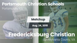 Matchup: Portsmouth Christian vs. Fredericksburg Christian  2018