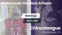 Matchup: Portsmouth Christian vs. Chincoteague  2018