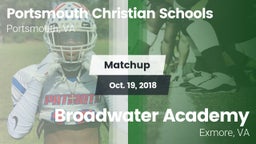 Matchup: Portsmouth Christian vs. Broadwater Academy  2018