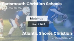 Matchup: Portsmouth Christian vs. Atlantic Shores Christian  2018