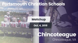 Matchup: Portsmouth Christian vs. Chincoteague  2019
