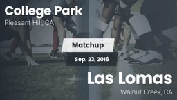 Matchup: College Park High vs. Las Lomas  2016