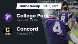 Recap: College Park  vs. Concord  2021
