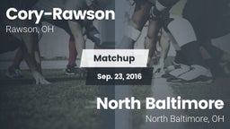 Matchup: Cory-Rawson High vs. North Baltimore  2016
