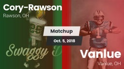 Matchup: Cory-Rawson High vs. Vanlue  2018