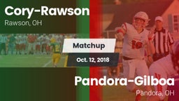 Matchup: Cory-Rawson High vs. Pandora-Gilboa  2018