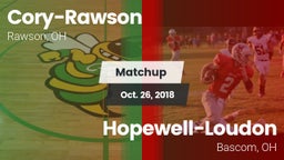 Matchup: Cory-Rawson High vs. Hopewell-Loudon  2018