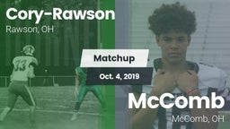 Matchup: Cory-Rawson High vs. McComb  2019