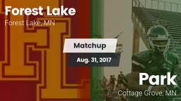 Matchup: Forest Lake High vs. Park  2017