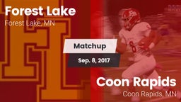 Matchup: Forest Lake High vs. Coon Rapids  2017