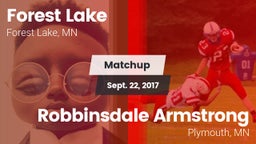 Matchup: Forest Lake High vs. Robbinsdale Armstrong  2017