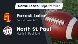 Recap: Forest Lake  vs. North St. Paul  2017