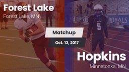 Matchup: Forest Lake High vs. Hopkins  2017