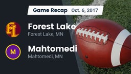 Recap: Forest Lake  vs. Mahtomedi  2017