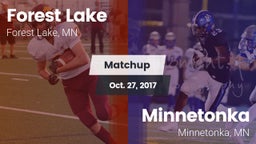 Matchup: Forest Lake High vs. Minnetonka  2017