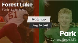 Matchup: Forest Lake High vs. Park  2018