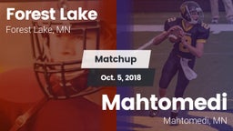 Matchup: Forest Lake High vs. Mahtomedi  2018