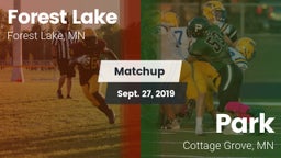 Matchup: Forest Lake High vs. Park  2019