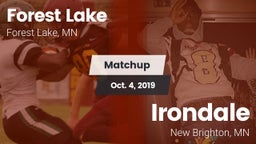 Matchup: Forest Lake High vs. Irondale  2019