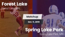 Matchup: Forest Lake High vs. Spring Lake Park  2019