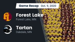 Recap: Forest Lake  vs. Tartan  2020