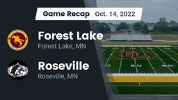 Recap: Forest Lake  vs. Roseville  2022