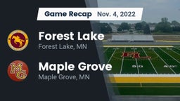 Recap: Forest Lake  vs. Maple Grove  2022