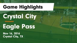 Crystal City  vs Eagle Pass  Game Highlights - Nov 16, 2016