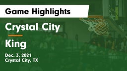 Crystal City  vs King  Game Highlights - Dec. 3, 2021