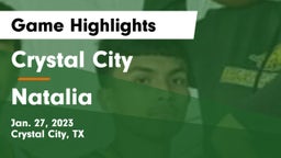 Crystal City  vs Natalia  Game Highlights - Jan. 27, 2023