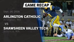 Recap: Arlington Catholic  vs. Shawsheen Valley Tech  2016