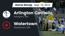 Recap: Arlington Catholic  vs. Watertown  2016