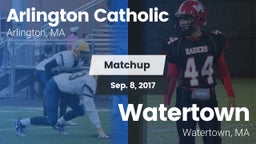 Matchup: Arlington Catholic vs. Watertown  2017