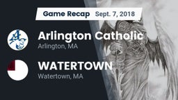 Recap: Arlington Catholic  vs. WATERTOWN 2018