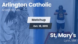 Matchup: Arlington Catholic vs. St. Mary's  2019