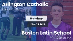 Matchup: Arlington Catholic vs. Boston Latin School 2019