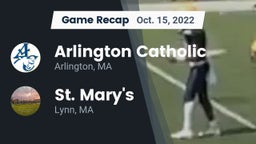 Recap: Arlington Catholic  vs. St. Mary's  2022