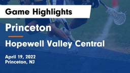 Princeton  vs Hopewell Valley Central  Game Highlights - April 19, 2022