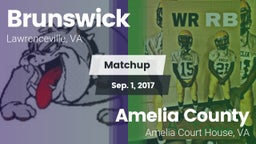 Matchup: Brunswick High vs. Amelia County  2017