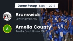 Recap: Brunswick  vs. Amelia County  2017