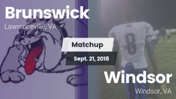 Matchup: Brunswick High vs. Windsor  2018