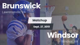 Matchup: Brunswick High vs. Windsor  2019