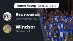 Recap: Brunswick  vs. Windsor  2019