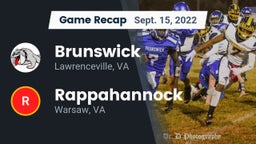 Recap: Brunswick  vs. Rappahannock  2022