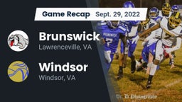 Recap: Brunswick  vs. Windsor  2022