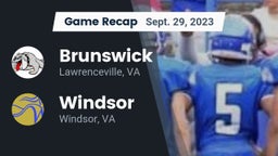 Recap: Brunswick  vs. Windsor  2023
