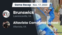 Recap: Brunswick  vs. Altavista Combined School  2023