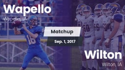 Matchup: Wapello vs. Wilton  2017