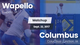 Matchup: Wapello vs. Columbus  2017
